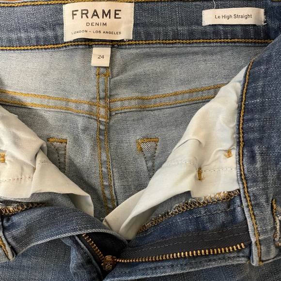 Frame Denim - Le High Straight - Picture 2 of 3